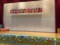 １年生を迎える会の飾り付け