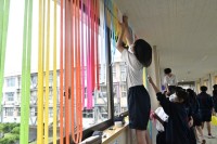 校舎内飾りつけ