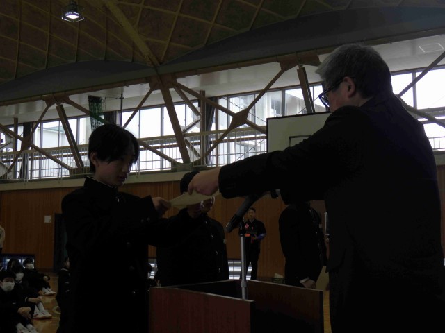 任命状の授与