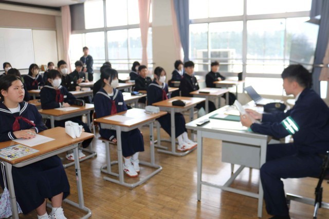 交通安全教室の様子