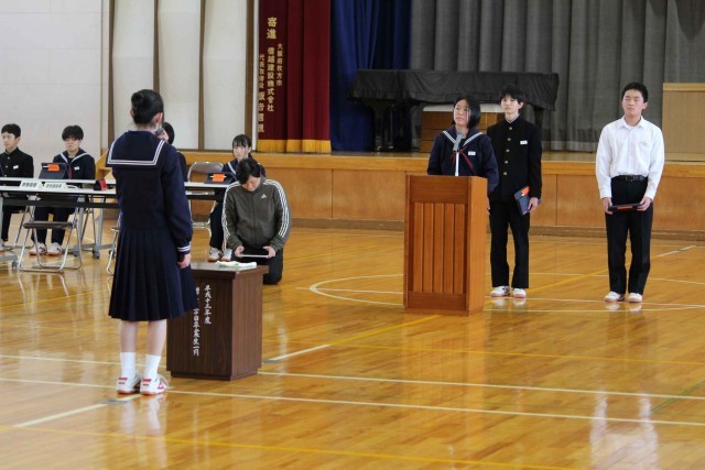 生徒総会の様子