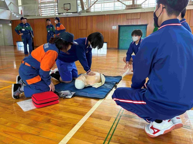 防災教室の様子