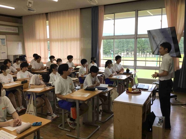 租税教室の様子