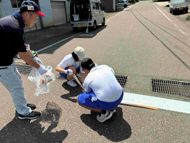 職場体験学習の様子