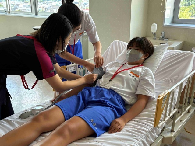 職場体験学習の様子