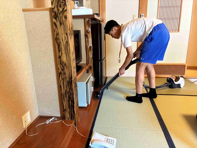 職場体験学習の様子