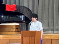 代表生徒の発表