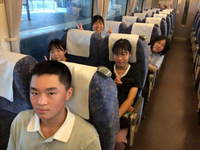 広島へ向かう様子