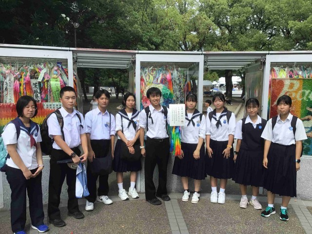 8月6日の広島派遣の様子