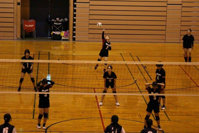 新人バレーボール大会の様子