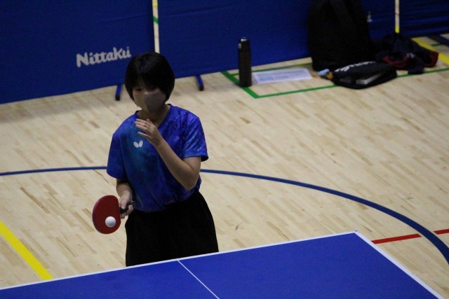 新人卓球大会の様子