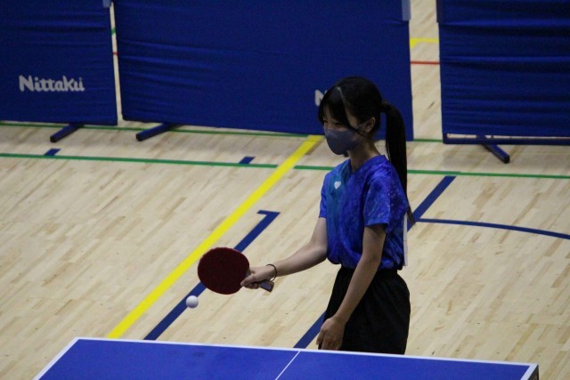新人卓球大会の様子