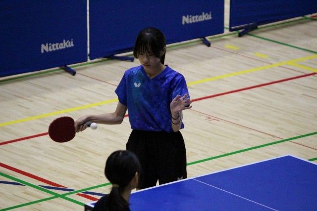 新人卓球大会の様子