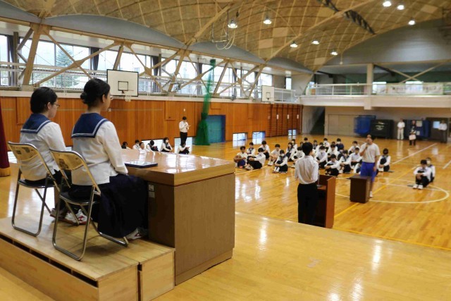 臨時生徒総会の様子