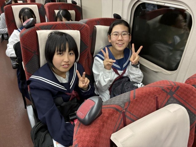 電車の中の様子