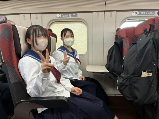 電車の中の様子
