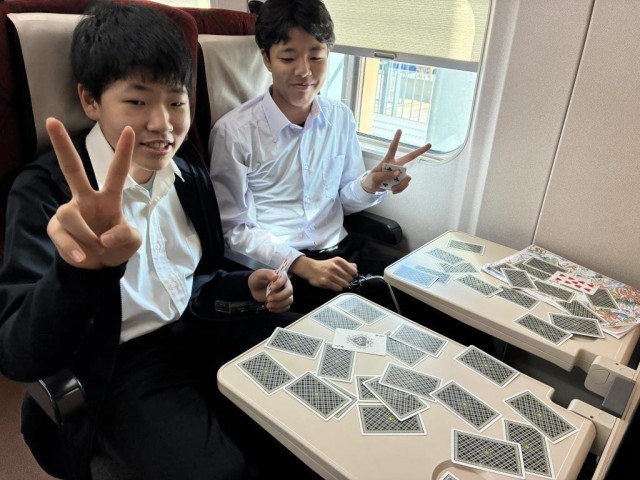 電車の中の様子