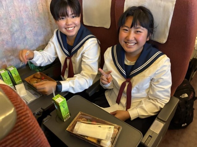 電車の中の様子