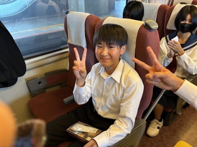 電車の中の様子