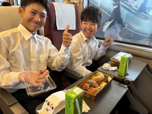 電車の中の様子