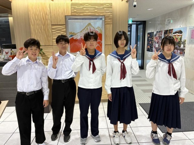 班別研修に出発