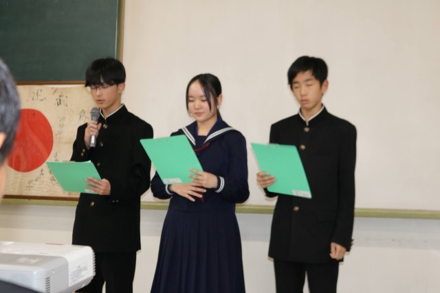 平和講演会の様子