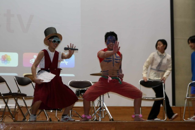 自由発表ステージの様子