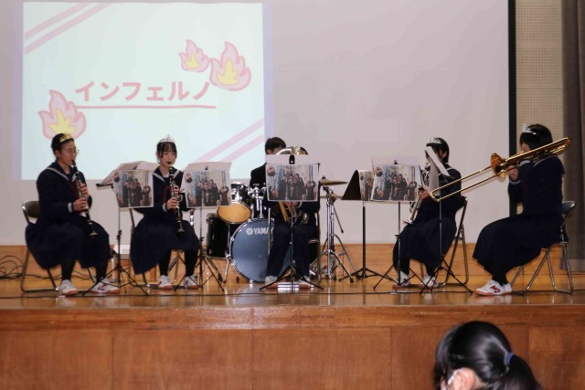 自由発表ステージの様子