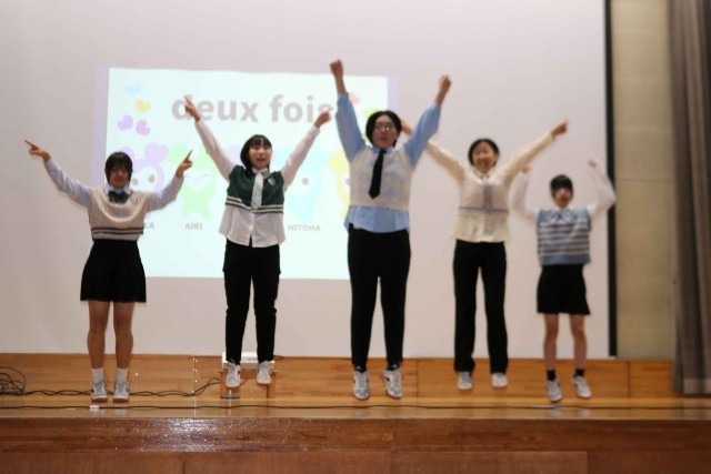 自由発表ステージの様子