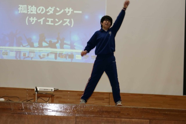 自由発表ステージの様子