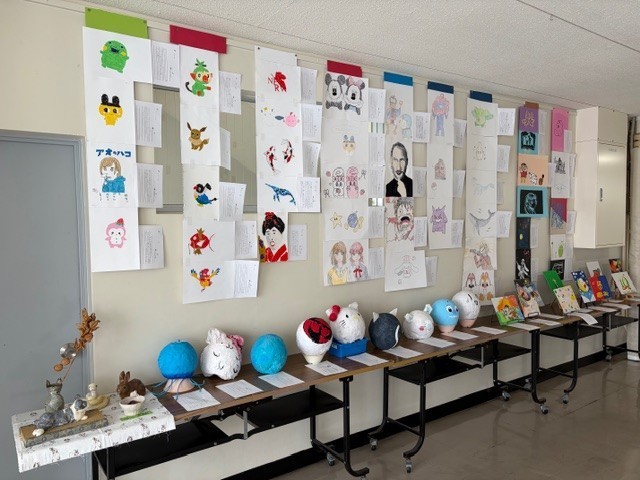 美術の展示作品