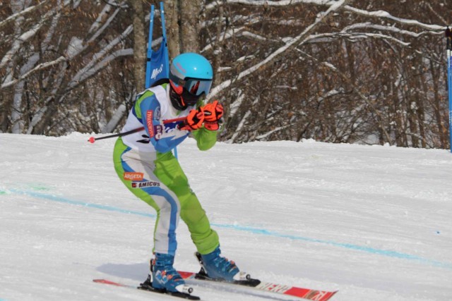 県中スキー大会の様子