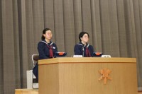 生徒総会の様子