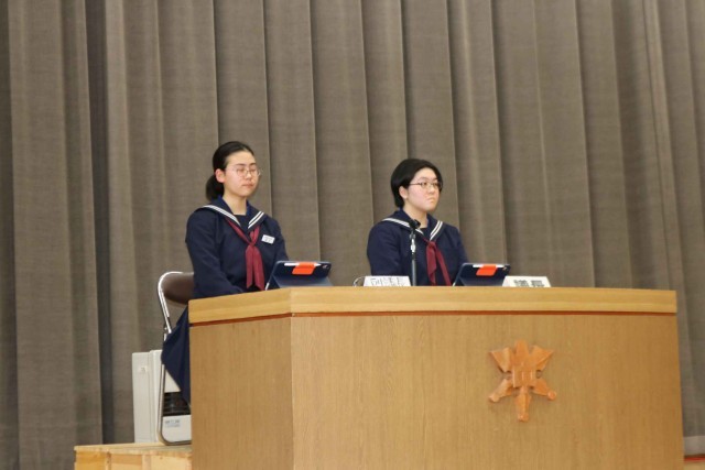 生徒総会の様子