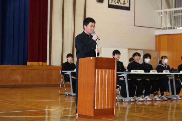 生徒総会の様子