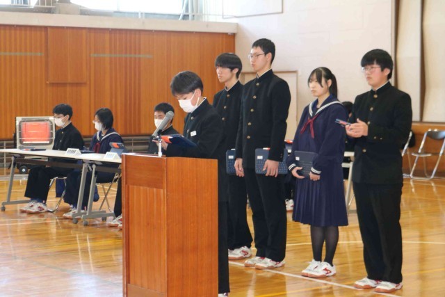 生徒総会の様子