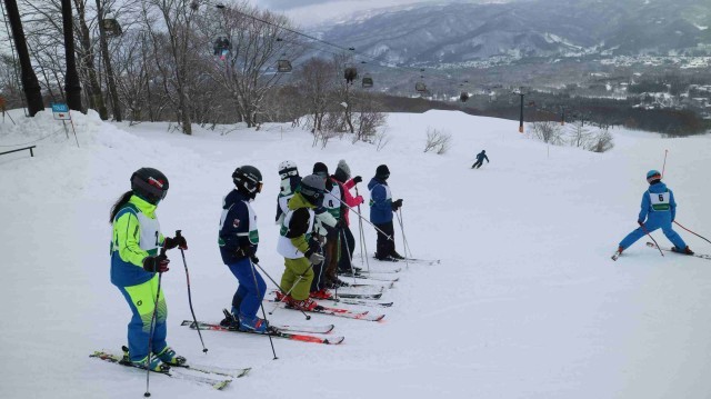 スキー授業の様子