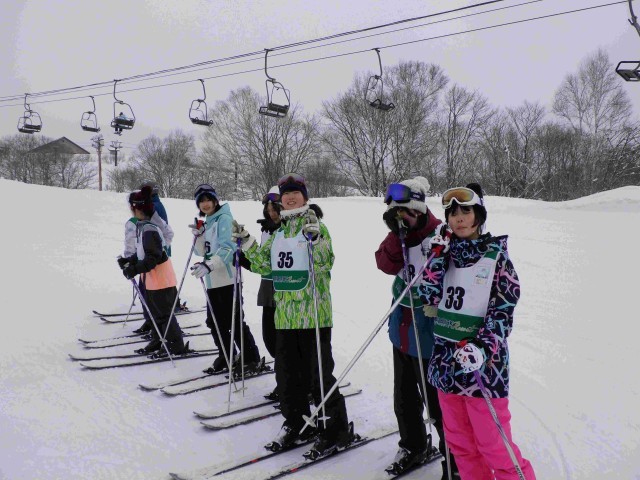 スキー授業の様子