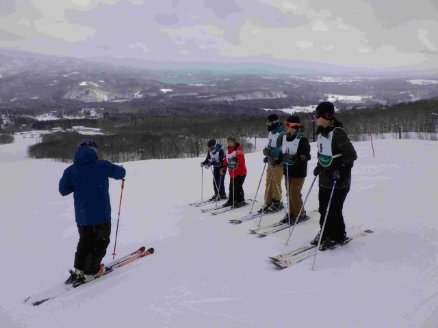 スキー授業の様子